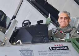 Chief of Army Staff takes part in PAF's excercise