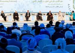 New charter seeking to build global support for tolerance and religious freedom launched in Abu Dhabi