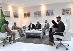 سمو قائد القوات المشتركة يلتقي المبعوث الخاص للأمين العام للأمم المتحدة إلى اليمن