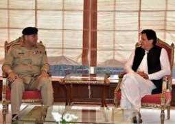 Chief of Army Staff (COAS) General Qamar Javed Bajwa calls on Prime Minister Imran Khan