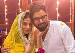 Fans, colleagues send love messages to Iqra Aziz, Yasir Hussain over wedding festivities