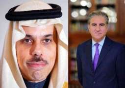 Saudi Arabia's Foreign Minister Prince Faisal bin Farhan Al-Saud meets Pakistani counterpart, discusses bilateral ties