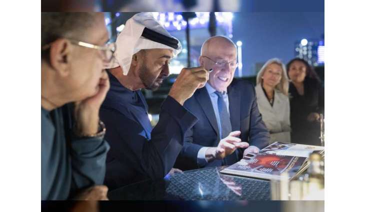 Mohamed bin Zayed receives MD, President and CEO of Washington's Children's National Hospital