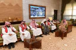 سمو أمير منطقة الرياض يستقبل رئيس مجلس إدارة جمعية إنجاد للبحث والإنقاذ