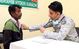 Pakistan Navy Establishes Free Medical Camps At Abdul Rehman Goth& Ibrahim Hyderi, Karachi