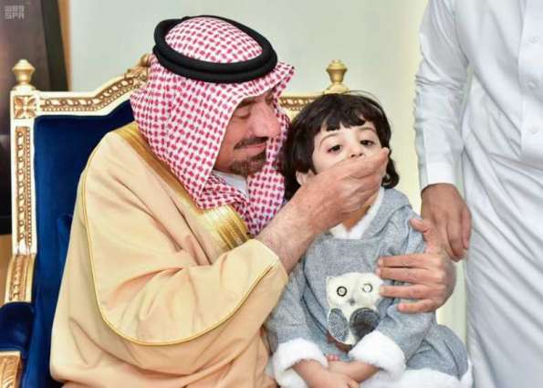 سمو أمير نجران يدشن الحملة الوطنية للتطعيم ضد شلل الأطفال