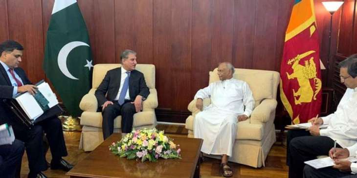 Foreign Minister Shah Mahmood Qureshi i meets Sri Lankan counterpart, discusses bilateral matters