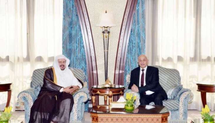 رئيس مجلس الشورى يلتقي رئيس مجلس النواب الليبي