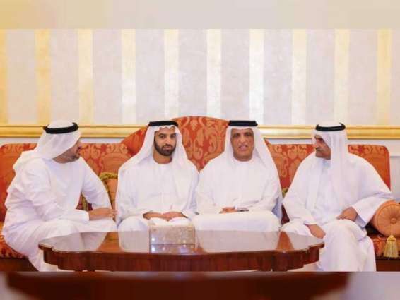 Hamad Al Sharqi receives condolences of RAK Ruler on death of Sheikha Sheikha Al Salami