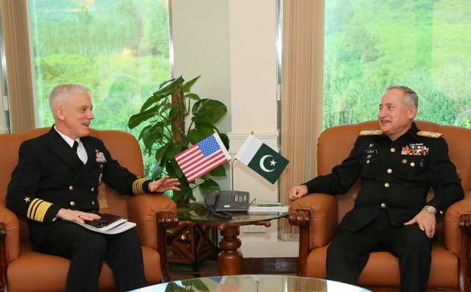 Commander Us Navcent Meets Chief Of The Naval Staff At Naval Headquarters Islamabad