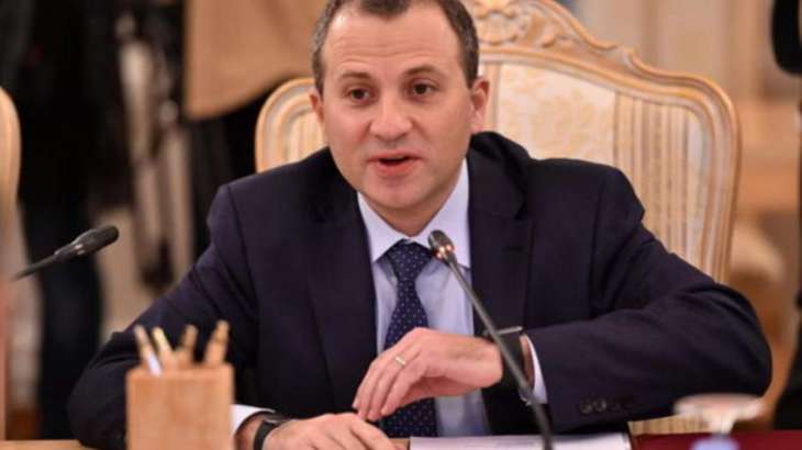 Lebanese Foreign Minister Bassil Says New Gov't Formation to Start Monday