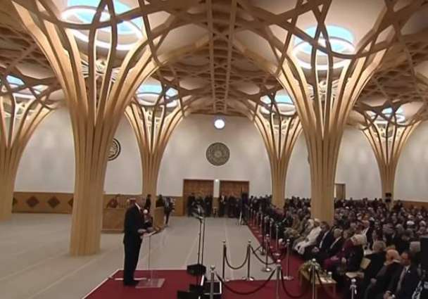 الرئیس الترکي رجب طیب أردوغان یفتتح مسجد ” کامبریدج “ في بریطانیا