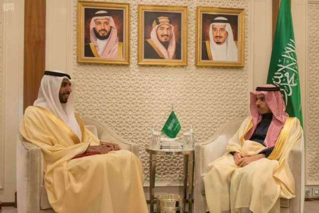 سمو وزير الخارجية يستقبل سفير دولة الإمارات العربية المتحدة لدى المملكة