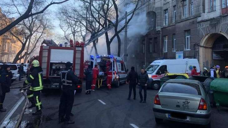 Death Toll From Fire at Ukraine's Odessa College Rises to 12 - Emergency Service