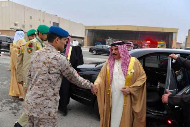 ملك مملكة البحرين يغادر الرياض