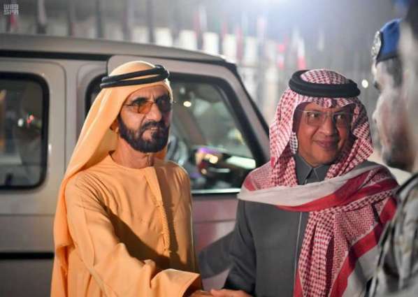 نائب رئيس دولة الإمارات العربية المتحدة يغادر الرياض