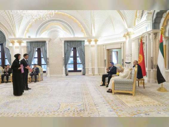 محمد بن زايد و رئيس قيرغيزستان يشهدان تبادل عدد من الاتفاقيات ومذكرات التفاهم بين البلدين