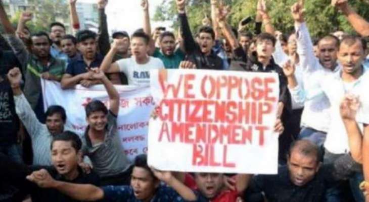 احتجاجات حاشدة ضد القرار الھندي بشأن منح الجنسیة للمھاجرین غیر المسلمة