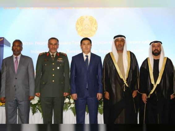 مساعد وزير الخارجية للشؤون العسكرية والأمنية يحضر حفل سفارة كازاخستان