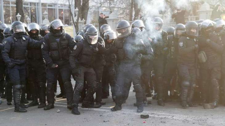Clashes Near Ukraine's Rada Leave 23 Law Enforcers Injured- First Deputy Interior Minister