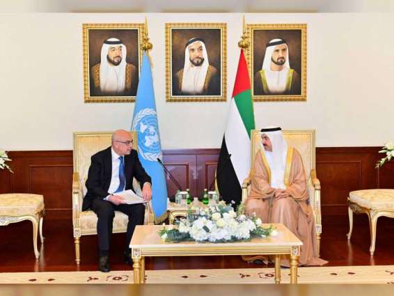 صقر غباش يستقبل وكيل الأمين العام للأمم المتحدة لمكتب مكافحة الإرهاب