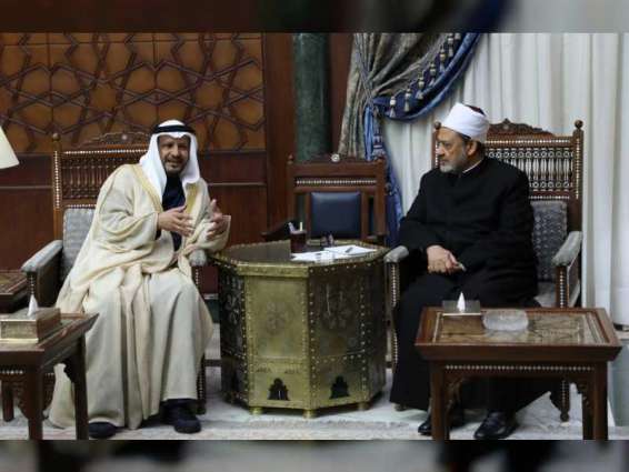 Grand Imam of Al Azhar receives Zayed Foundation DG