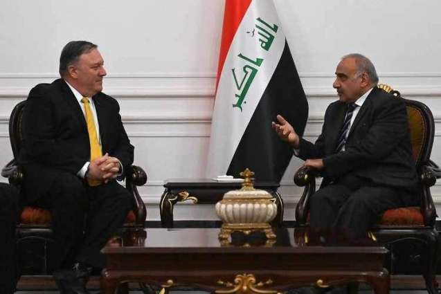 Iraq's Premier Assures Pompeo About US Personnel Safety Amid Embassy Protest - State Dept.