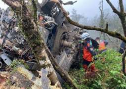 Taiwanese Military Retrieve Black Box of Crashed Helicopter Black Hawk State Media
