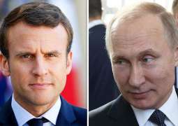 Macron Conveys to Putin Concerns Over Syrian Relief Aid