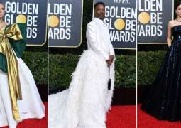 Hollywood stars shine on Globes red carpet