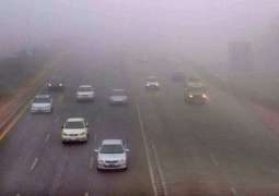 Foggy condition to prevail in South, Central Punjab and Upper Sindh