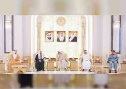 حاكم عجمان يستقبل وزير الشؤون الإسلامية السعودي
