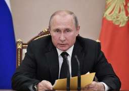 Russian President Vladimir Putin Says Russia's Defense Capabilities Ensured for Years to Come