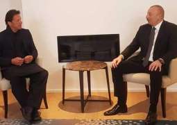 PM Khan meets Azerbaijan at WEF