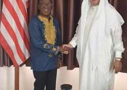 سفير خادم الحرمين لدى ليبيريا يلتقي وزير التجارة الليبيري
