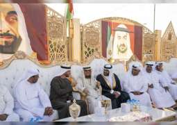 Mohamed bin Zayed attends wedding reception