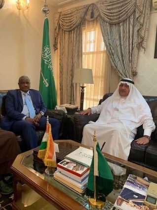 سفير المملكة لدى النيجر يلتقي منسق خلية الأزمات الغذائية