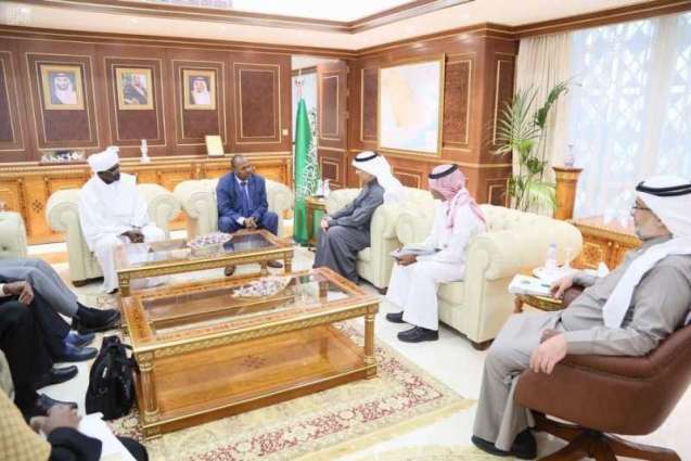 الفضلي يستقبل وزير الثروة الحيوانية والسمكية بجمهورية السودان