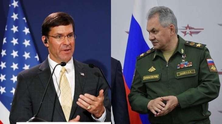 Shoigu, Esper Discuss Situation in Middle East in Phone Talks