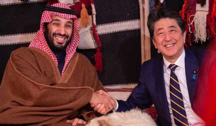 سمو ولي العهد يلتقي رئيس وزراء اليابان ويعقدان جلسة مباحثات رسمية