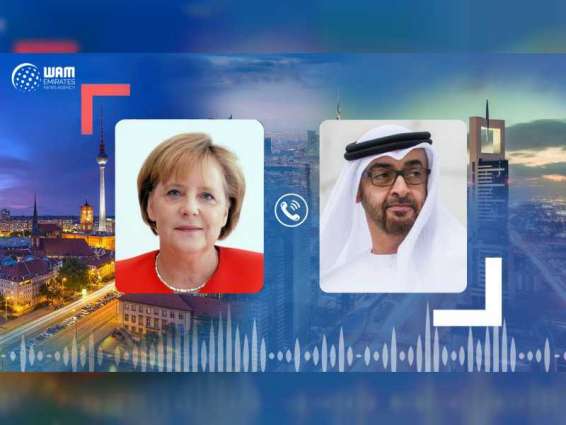 Mohamed bin Zayed receives phone call from German Chancellor