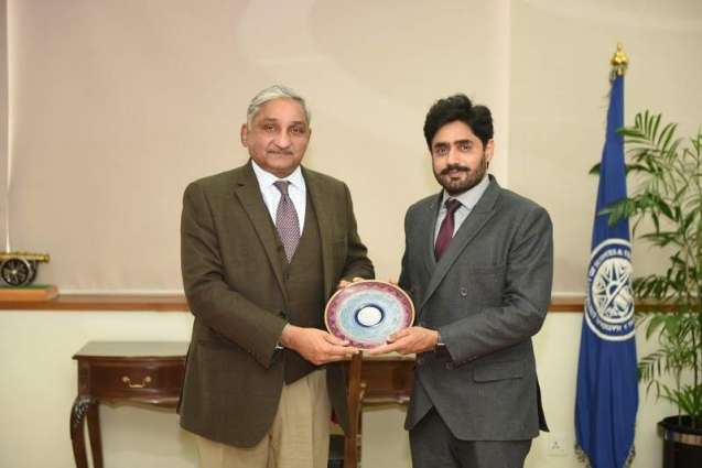 Chairman PRCS Abrar-ul-Haq visits NUST; vows to enhance bilateral ties to achieve national objectives