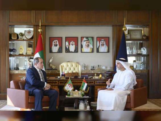 Saif bin Zayed meets Algerian Minister of Foreign Affairs
