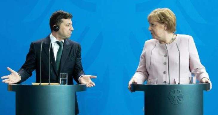 Zelenskyy Asks Merkel by Phone to Assist in Investigation of Boeing Crash in Iran