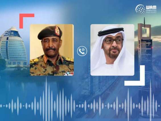 Mohamed bin Zayed receives phone call from Chairman of Sudan Sovereign Council