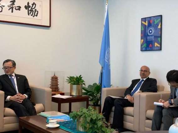 الشربا السعودي لمجموعة العشرين والسفير المعلمي يلتقيان بوكيل الأمين العام للأمم المتحدة للشؤون الاقتصادية والاجتماعية