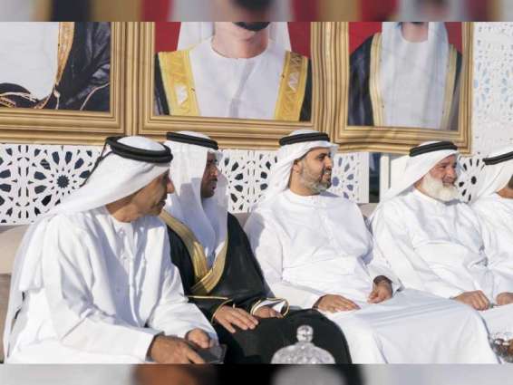 ذياب بن محمد بن زايد يحضر حفل زفاف خليفة أحمد الرميثي