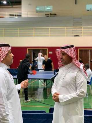 انطلاق أولمبياد شتاء الرياض الثقافي والرياضي في أندية الحي والبداية  بكرة الطاولة