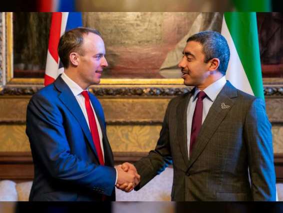 Abdullah bin Zayed meets British Foreign Secretary