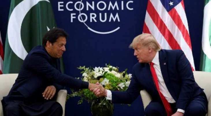 PM Imran Khan and US President meet in Davos City